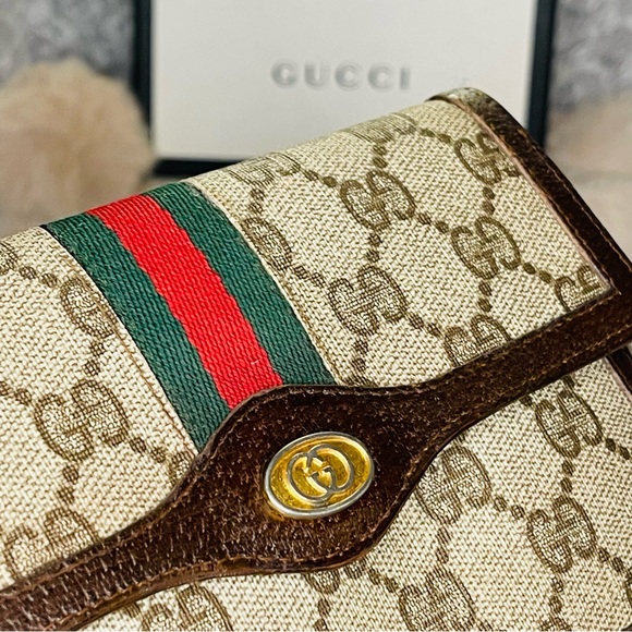 GUCCI GG Canvas Web Sherry Line - Picture 7 of 15